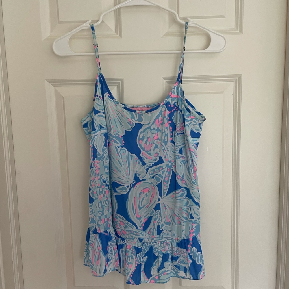Lilly Pulitzer Peplum Tank